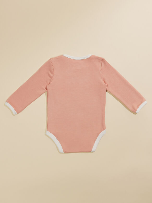 Spooky Babe Ringer Bodysuit Detail 3 - TULLABEE