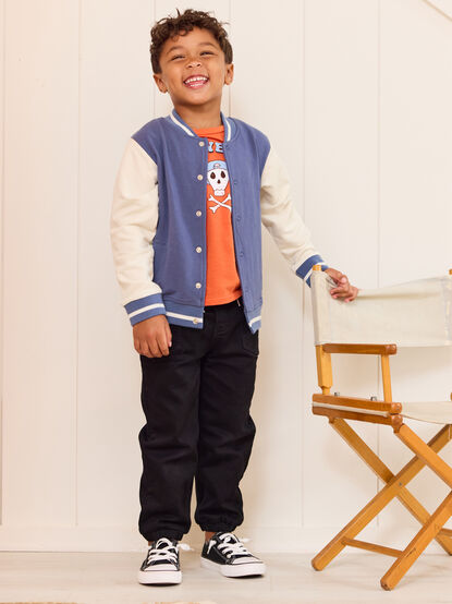 Ellis Varsity Toddler Jacket - TULLABEE