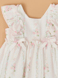 Hattie Flutter Sleeve Dress Detail 2 - TULLABEE