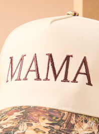 Mama Embroidered Camo Hat Detail 2 - TULLABEE