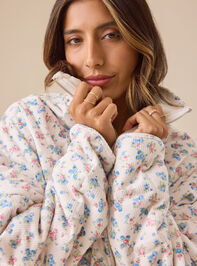 Kiana Corduroy Floral Jacket Detail 2 - TULLABEE