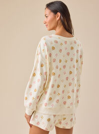 Pumpkin Bow Mama Pullover Detail 5 - TULLABEE