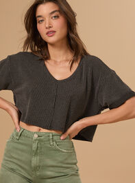 Alessia Ribbed Top - TULLABEE