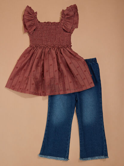 Jensine Toddler Top and Pant Set - TULLABEE