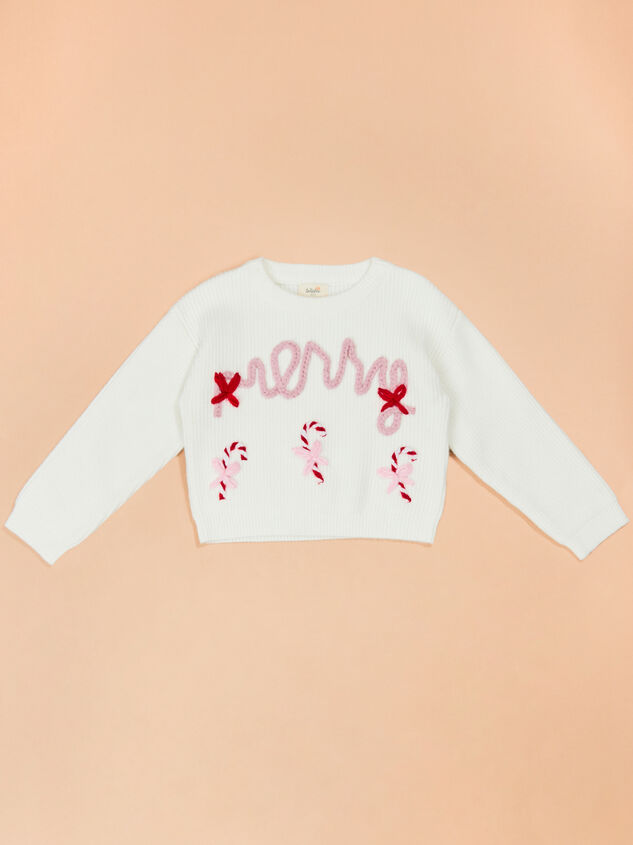 Merry Bow Knit Sweater Detail 2 - TULLABEE