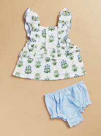 Mariella Floral Tank and Bloomer Set by Mudpie Detail 3 - TULLABEE