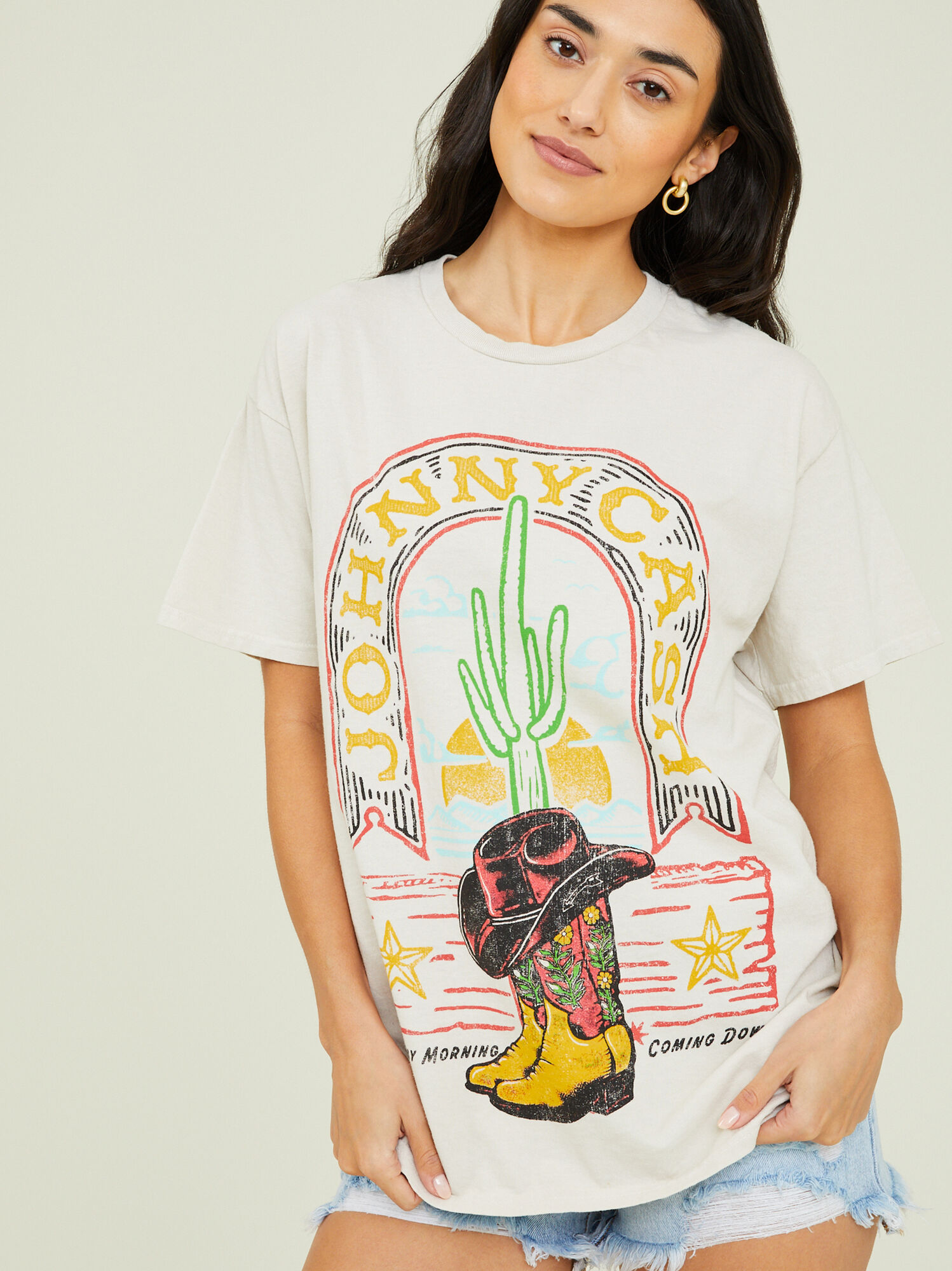 Johnny Cash Sunday Morning Tee TULLABEE