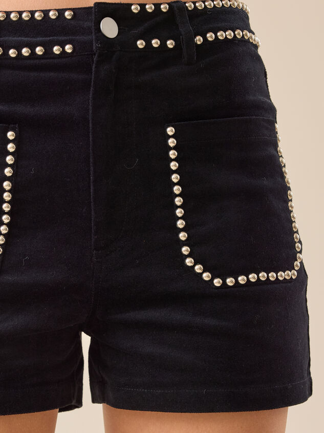 Willa Stud Sailor Pocket Short Detail 3 - TULLABEE