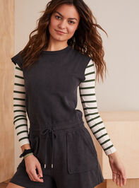 Push the Limits Cut Off Romper - TULLABEE