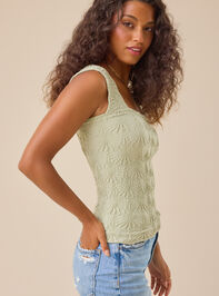 Blaire Seamless Floral Cami Detail 3 - TULLABEE