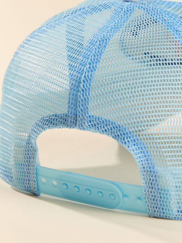 Cape Cod Fishing Patch Trucker Hat Detail 3 - TULLABEE