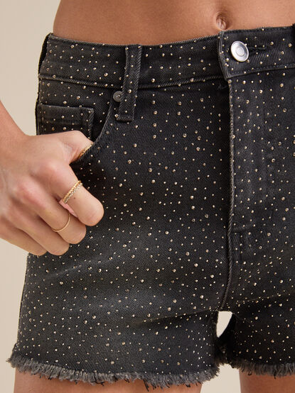 Maren Rhinestone Shorts - TULLABEE