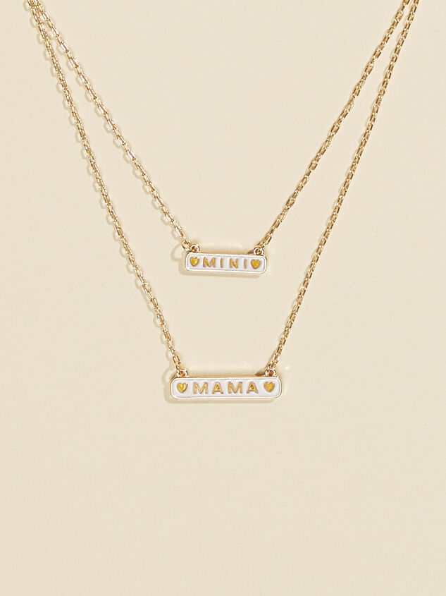 Mama & Mini Enamel Necklace Set - TULLABEE