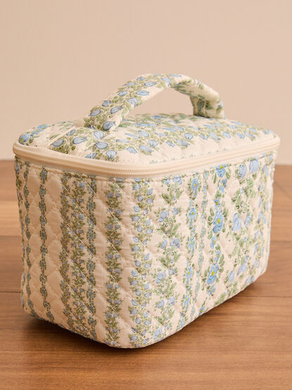 Cecile Quilted Makeup Bag - TULLABEE