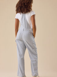 Brie Striped Overalls Detail 5 - TULLABEE