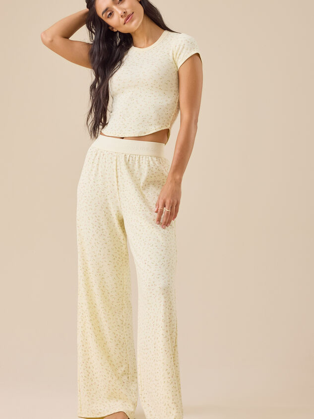 Ivy Ditsy Floral Wide Leg Pants - TULLABEE