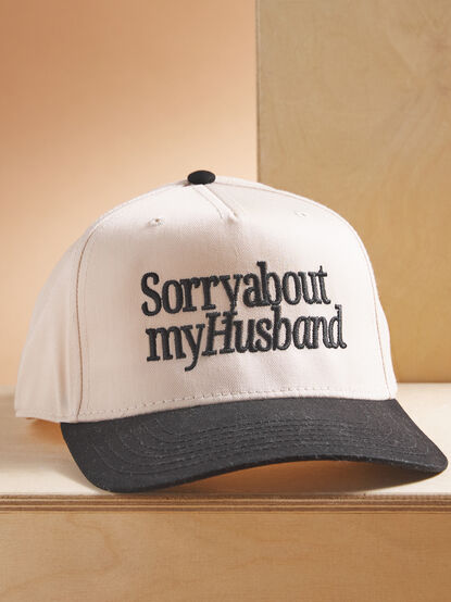 Sorry About My Husband Trucker Hat - TULLABEE