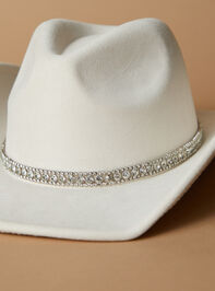 Ashleigh Rhinestone Cowboy Hat Detail 2 - TULLABEE