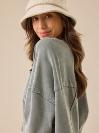 Cassidy Boxy Thermal Top Detail 5 - TULLABEE