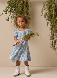 Ashley Floral Toddler Dress - TULLABEE