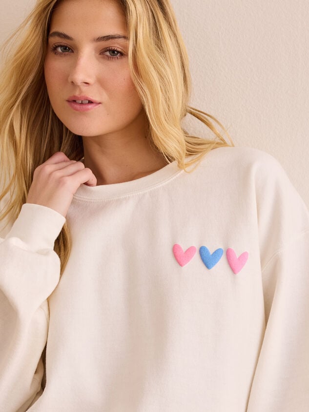 Happiest When Dilly Dallying Pullover Detail 2 - TULLABEE