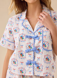Americana Fireworks Sleep Top Detail 4 - TULLABEE