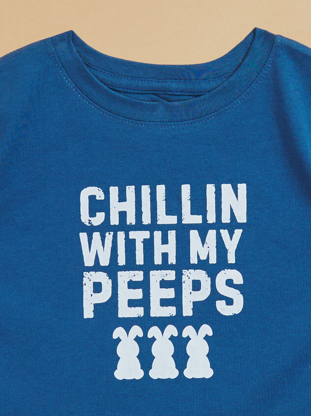 Chillin With My Peeps Tee Detail 3 - TULLABEE