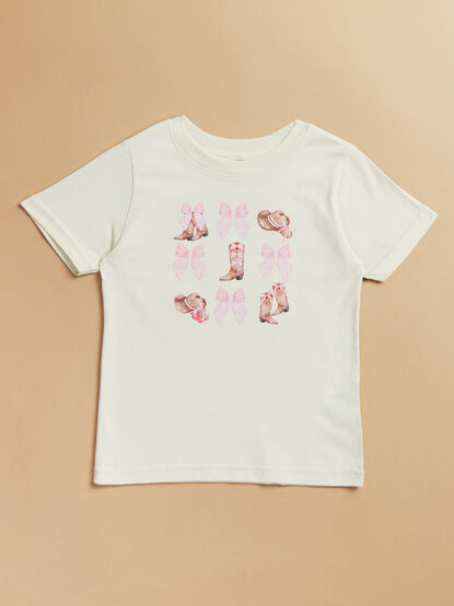 Cutesy Cowgirl Graphic Tee - TULLABEE