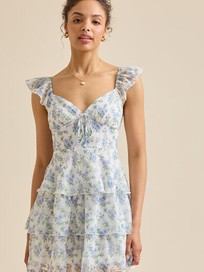 Fran Floral Mini Dress - TULLABEE