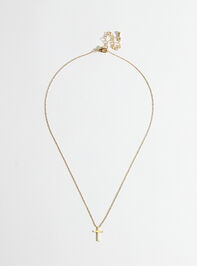 Cross My Heart Necklace Detail 3 - TULLABEE