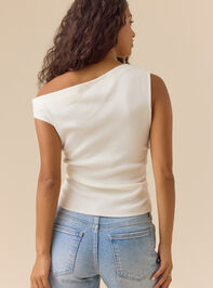 Madelyn One Shoulder Tank Detail 4 - TULLABEE