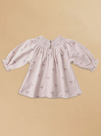 Lauren Bow Dress By Rylee + Crew Detail 2 - TULLABEE