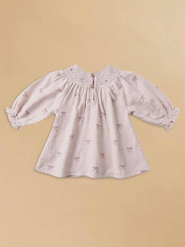 Lauren Bow Dress By Rylee + Crew Detail 2 - TULLABEE