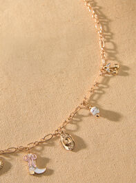 Coquette Cowgirl Charm Necklace - TULLABEE
