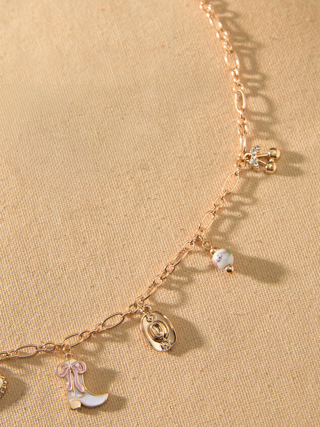 Coquette Cowgirl Charm Necklace - TULLABEE