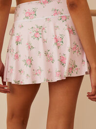 Floral Sprint Skort Detail 5 - TULLABEE