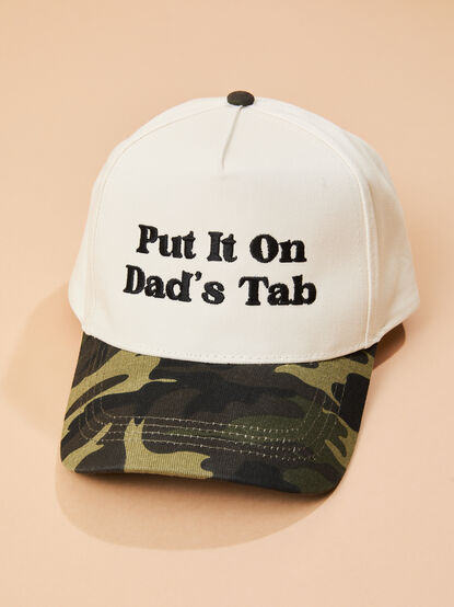 Put it on Dads Tab Trucker Hat - TULLABEE