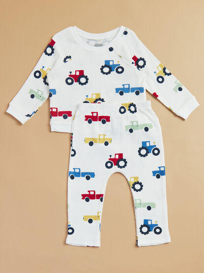 Revy Tractor Top and Pants Set by Mudpie - TULLABEE