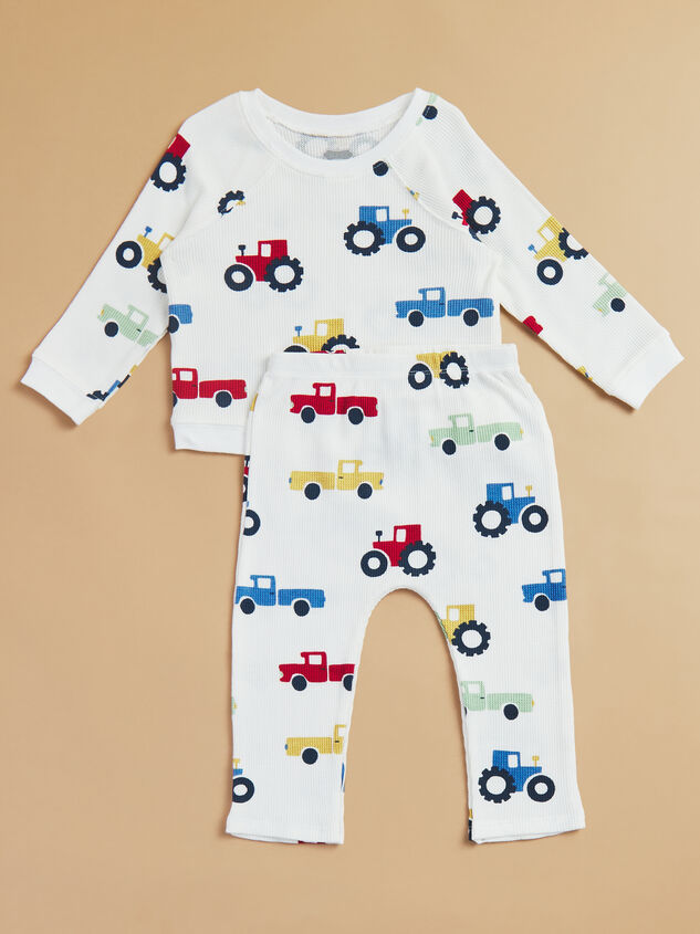 Revy Tractor Top and Pants Set by Mudpie Detail 2 - TULLABEE