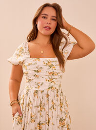 Wilow Floral Maxi Dress Detail 2 - TULLABEE