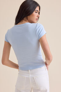 Bethany Postcard Baby Tee Detail 5 - Altar'd State