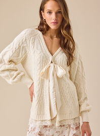 Violet Tie Front Cardigan - TULLABEE