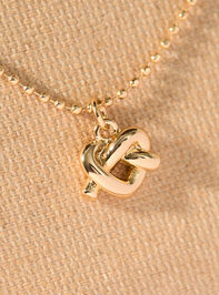 Infinite Twist Charm Necklace - TULLABEE