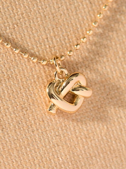 Infinite Twist Charm Necklace - TULLABEE