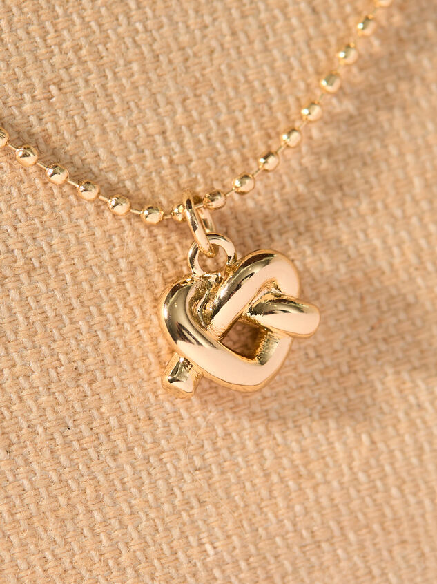 Infinite Twist Charm Necklace - TULLABEE