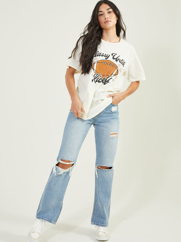 Classy Until Kickoff Graphic Tee Detail 3 - TULLABEE