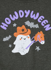 Howdyween Toddler Sweatshirt Detail 2 - TULLABEE