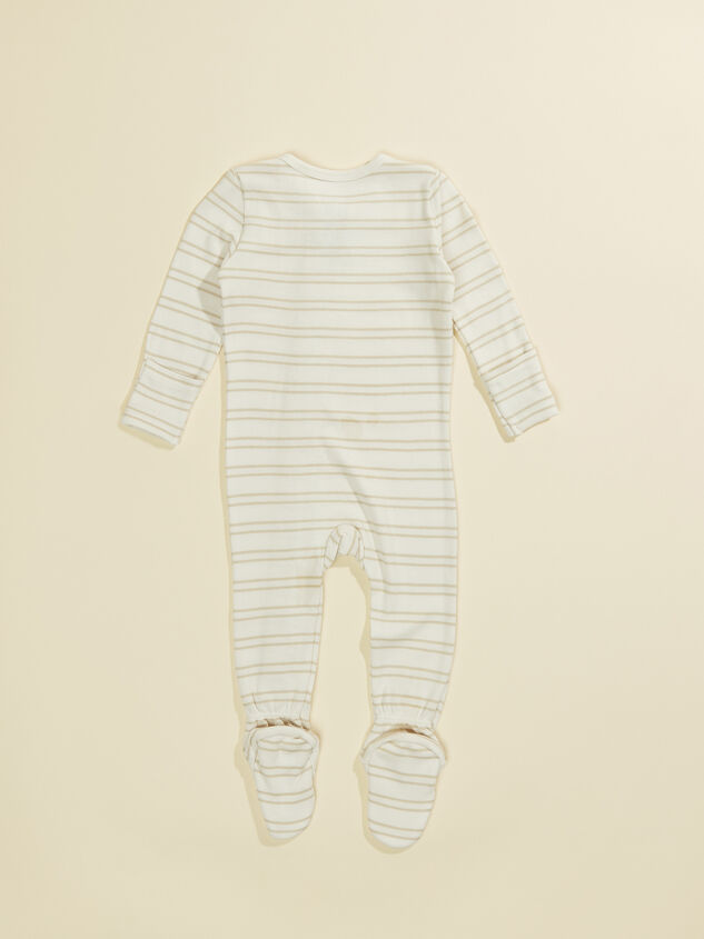 Demi Striped Footie Detail 2 - TULLABEE