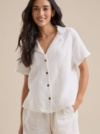 Esme Bubble Gauze Shorts - TULLABEE
