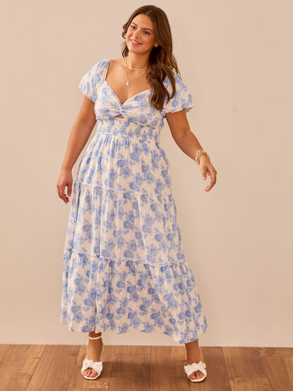 Nadine Floral Maxi Dress - TULLABEE